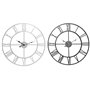 Horloge Murale Home ESPRIT Blanc Noir Métal 60 x 3 x 60 cm (2 Unités)