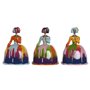 Figurine Décorative Home ESPRIT Multicouleur Dame 21 x 16 x 25 cm (3 U