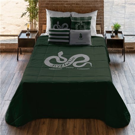 Couette légère Harry Potter Slytherin Multicouleur 250 g/m² 190 x 270