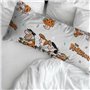 Taie d'oreiller The Flinstones Gris 45 x 110 cm