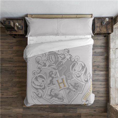 Housse de Couette Harry Potter Hogwarts 200 x 200 cm Lit de 120