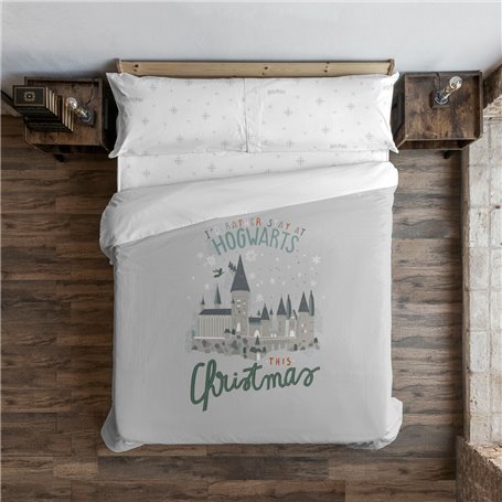 Housse de Couette Harry Potter Hogwarts Lit de 120 200 x 200 cm