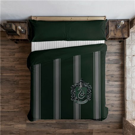 Housse de Couette Harry Potter Slytherin 180 x 220 cm Lit 1 persone