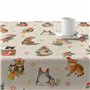 Nappe enduite antitache Muaré Christmas 100 x 140 cm