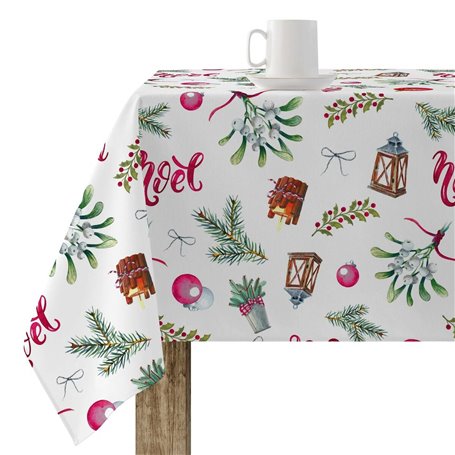Nappe enduite antitache Mauré Merry Christmas 250 x 140 cm