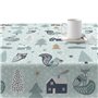 Nappe enduite antitache Mauré Merry Christmas 250 x 140 cm