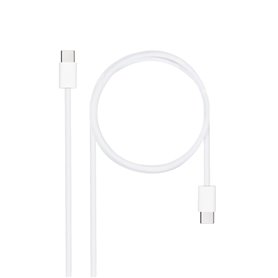 Câble USB-C NANOCABLE 10.01.6001-CO Blanc 1 m