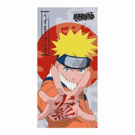 Serviette de plage Naruto Multicouleur 100 % polyester