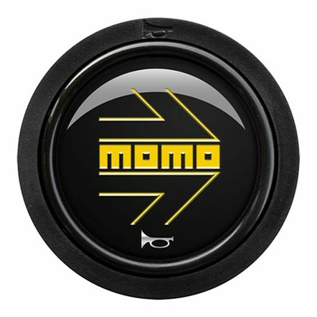 Bouton d'avertisseur sonore pour le volant Momo MOMHOARW10BLKYEF Noir