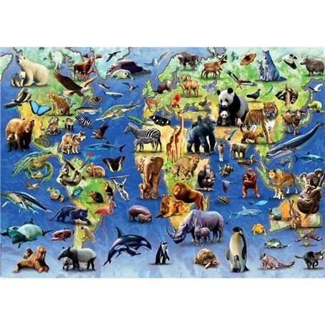 Puzzle Educa Danger of extinction 500 Pièces