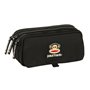 Trousse Fourre-Tout Triple Paul Frank Join the fun Noir 21,5 x 10 x 8