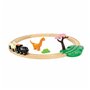 Train avec circuit Brio Dinosaur circle set
