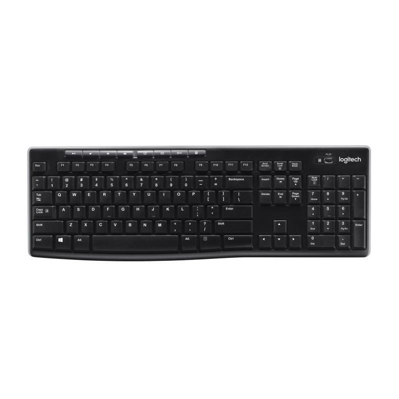 Clavier - Sans fil - Logitech - K270 - Azerty - Noir