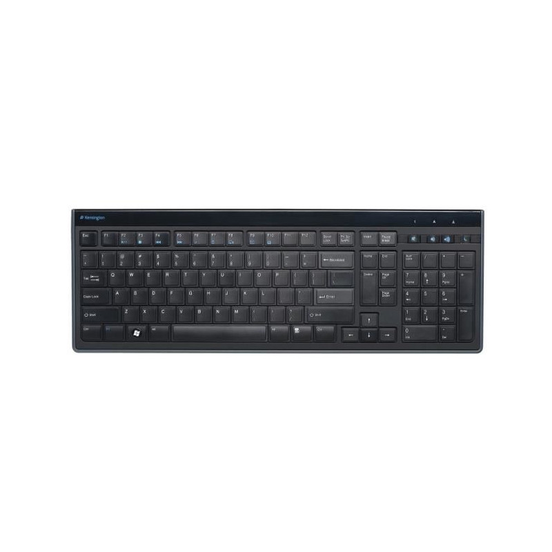 Kensington, clavier filaire Ultra Plat, Advance Fit, Azerty, Noir