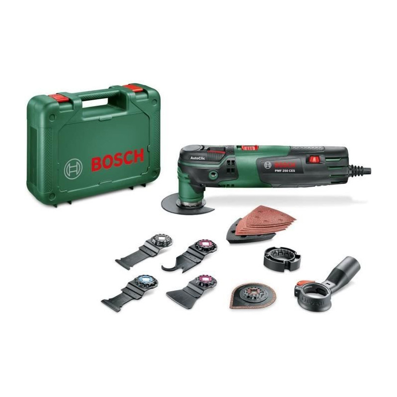 Bosch PMF 250 CES Set Noir, Vert 250 W 20000 OPM