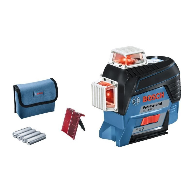 Bosch GLL 3-80 C Professional Niveau de ligne 30 m