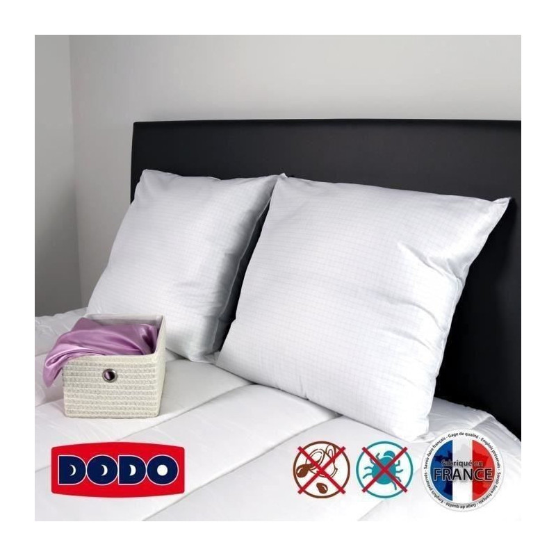 Image secondaire de l'Oreiller Dodo Total Protect Blanc 65 x 65 cm (2 Unités)