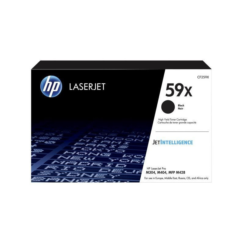 HP 59X Toner noir LaserJet authentique grande capacité