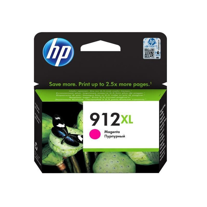 HP 912XL Cartouche d'encre magenta authentique, grande capacité