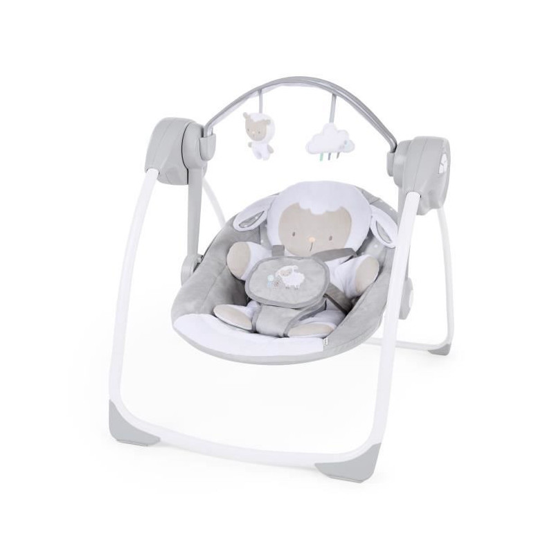 Hamac pour Bébé Ingenuity Cuddle Lamb Compact Gris