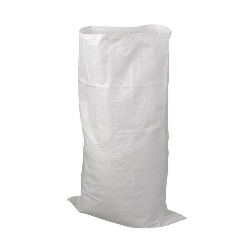 Nature Sac à déchets matériaux bati - Blanc - 60 l - H100xØ60cm