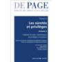 Traité de droit civil belge - Tome V : Les sûretés et privilèges - Volume 3 - Publicité foncière