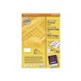 Étiquettes Avery Zweckform 38 x 21,2mm, format A4 (3666)