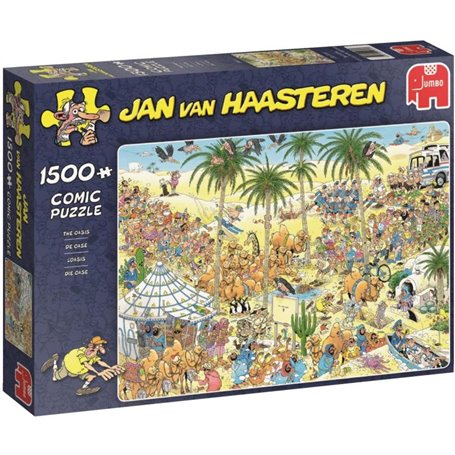 Jumbo Jan van Haasteren Le Oasis Puzzle de 1500 pièces (19059)