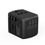 Adaptateur de voyage 15W AUS/EU/UK/US Noir Xoopar