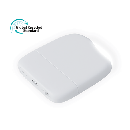 Powerbank 5000 mAh + Câble Multi Ice-P 28% Plastique recyclé Blanc Xoopar