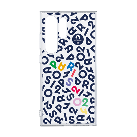 Coque Résine Galaxy S24 ULTRA Lettres PARIS 2024 -Fabriquée en France JO 2024