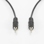 C ble Jack Male/Male 3.5mm - Longueur 1.5M - Noir - en sachet