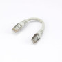 C ble RJ45 Male/Male droit CAT6A F/UTP - Longueur 0.15M - Gris - en sachet