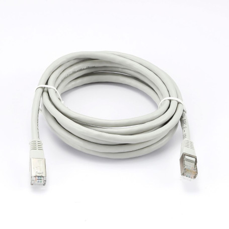 C ble RJ45 Male/Male droit CAT6A S/FTP - Longueur 0.15M - Gris - en sachet