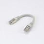 C ble RJ45 Male/Male droit CAT6 F/UTP - Longueur 0.15M - Gris - en sachet