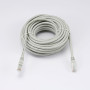 C ble RJ45 Male/Male droit CAT6 U/UTP - Longueur 10M - Gris - en sachet