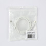 C ble USB-C/USB-C 2.0 Male/Male - 25W - Longueur 1.80M - Blanc - en sachet