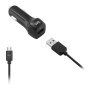 Bundle charg voit+ c ble microUSB chargeur 1USB x 2.4A - c ble 1.50m noir - c bl