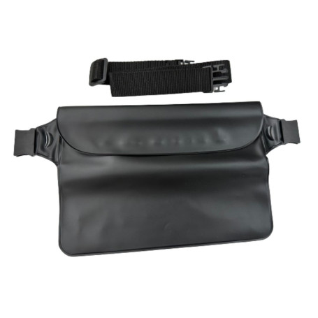 WE Pochette UNIVERSELLE WATERPROOF 2 en 1: jusqu' 7'' Noir - avec sangle : se p