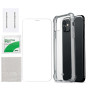 WE PACK verre tremp et coque de protection transparente IPHONE 12 / 12 PRO: 1 V