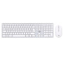 Bundle clavier souris WE sans fil connexion BT et 2.4Ghz aspect Alu, connexion m