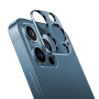 WE Protection d'objectifs appareil photo iPhone 13 PRO Bleu Alpin: Alliage d'alu