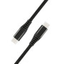 WE C ble USB-C m le/USB-C m le/m le en nylon tress 1.50m - Charge 100W - USB 2.