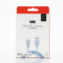 C ble USB/Lightning en silicone - 1m - bleu