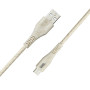 C ble micro USB/USB A bisourc avec 30% de matires recycles - 2m - Packaging 