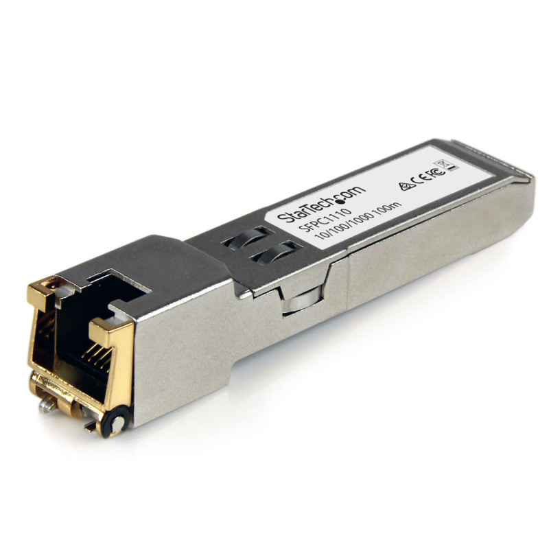 Startech.com Module SFP GBIC compatible Cisco SFP-GE-T - Transceiver Mini GBIC 1000BASE-T