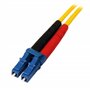 StarTech.com Câble Réseau Fibre Optique LC vers LC Mâle / Mâle - Duplex Monomode 9/125 LSZH - Jaune 1 m
