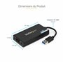 StarTech.com Adaptateur vidéo multi-écrans USB 3.0 vers HDMI - Carte graphique externe certifié DisplayLink - Ultra HD 4k