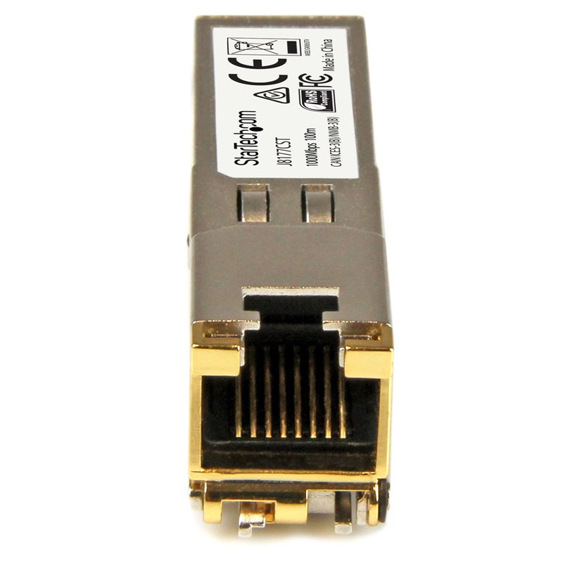 Image secondaire de Startech.com Module SFP GBIC compatible HPE J8177C - Module transmetteur Mini GBIC 1000BASE-T
