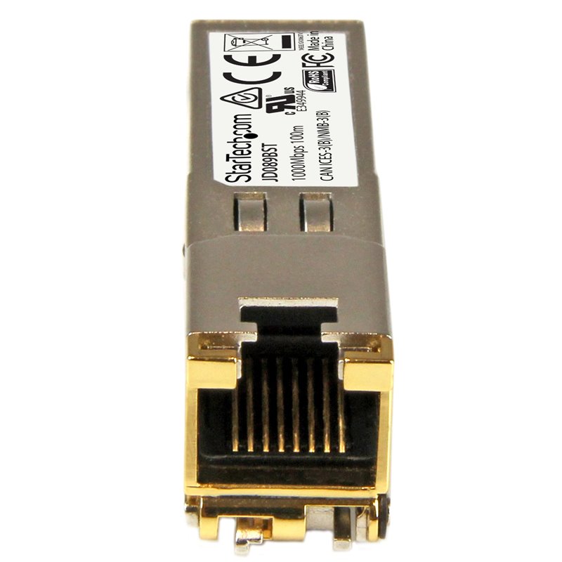 Image secondaire de Startech.com Module SFP GBIC compatible HPE JD089B - Transceiver Mini GBIC 10/100/1000BASE-TX